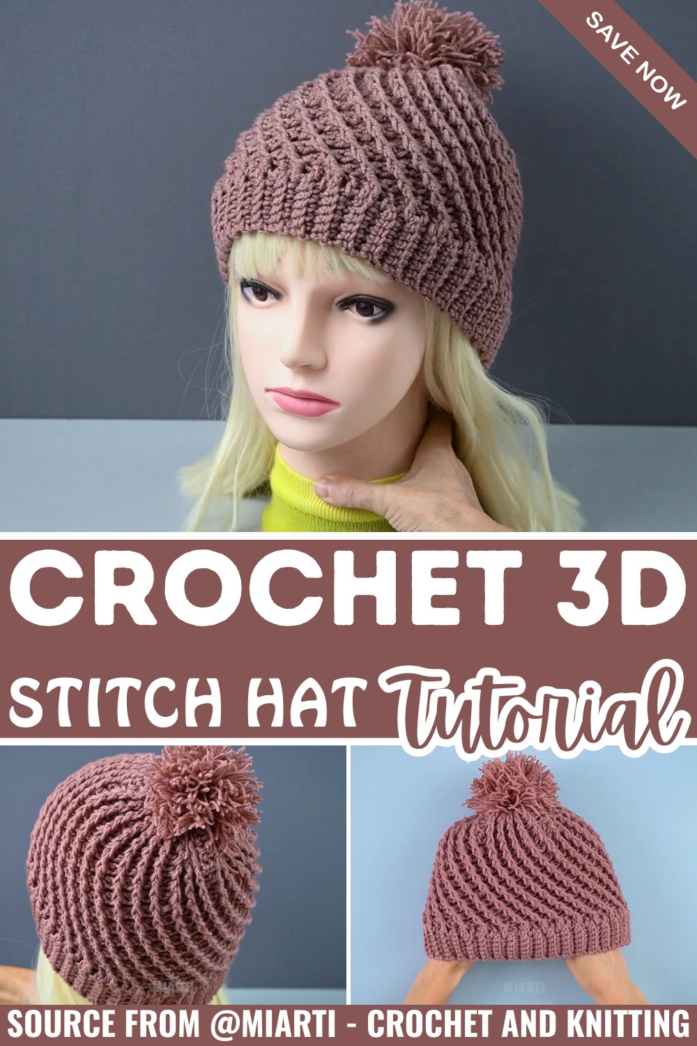 Learn How to Make a Stunning and Functional Crochet 3D Stitch Hat