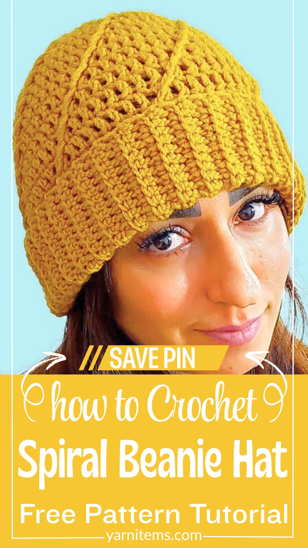 Spiral Crochet Beanie Hat Pattern with Stunning Texture and Comfort