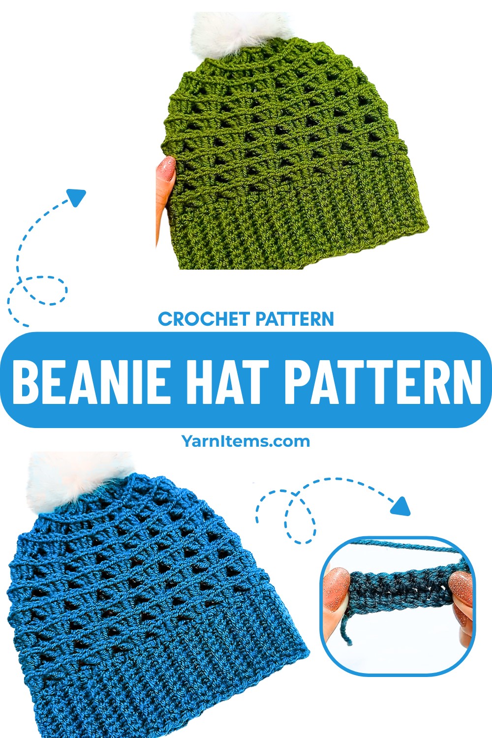 Step-by-Step Crochet Beanie Hat Pattern for All Sizes