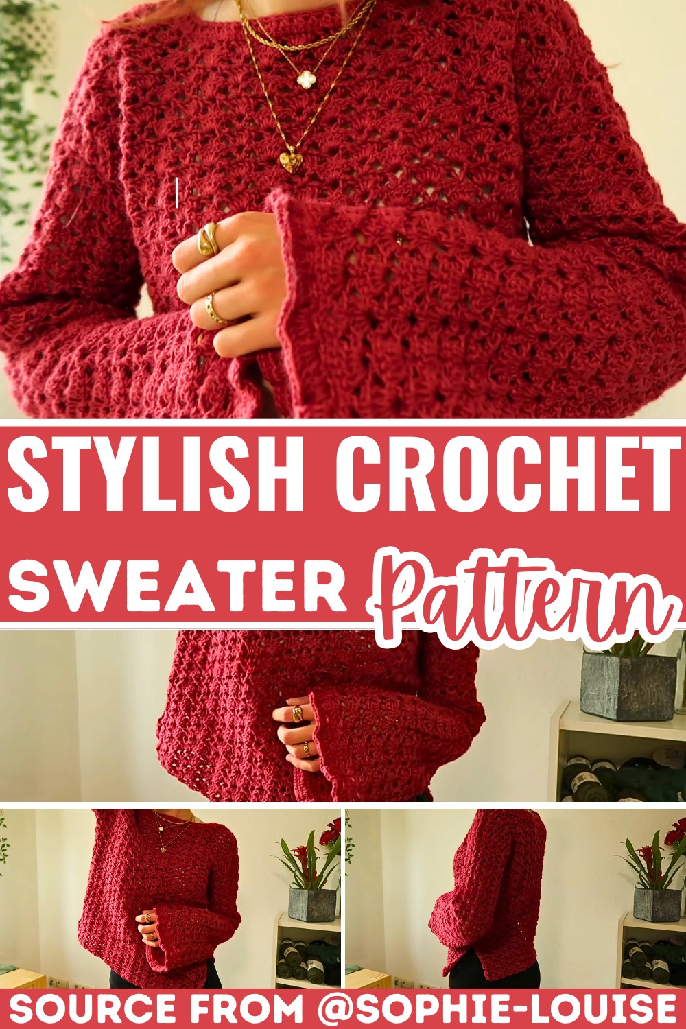 Step-by-Step Guide to Craft a Stylish Handmade Crochet Sweater