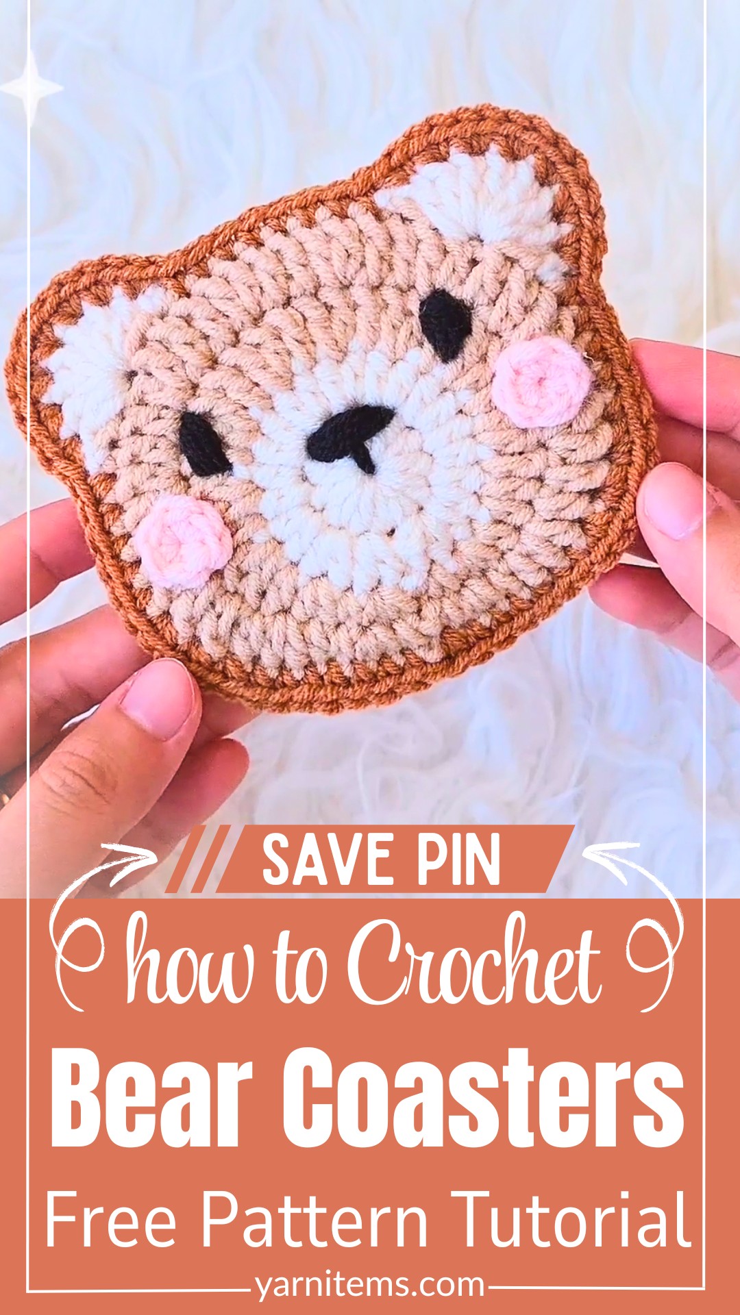 How To Crochet A Cute Bear Coaster That's Stylish, Functional, And Easy To Create