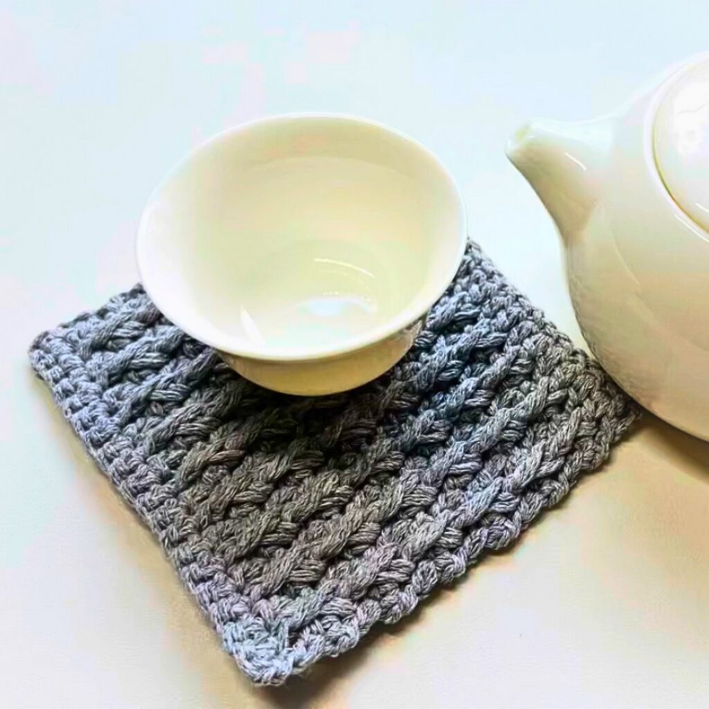 How to Create Beautiful and Functional Crochet Textured Coasters for Home Decor