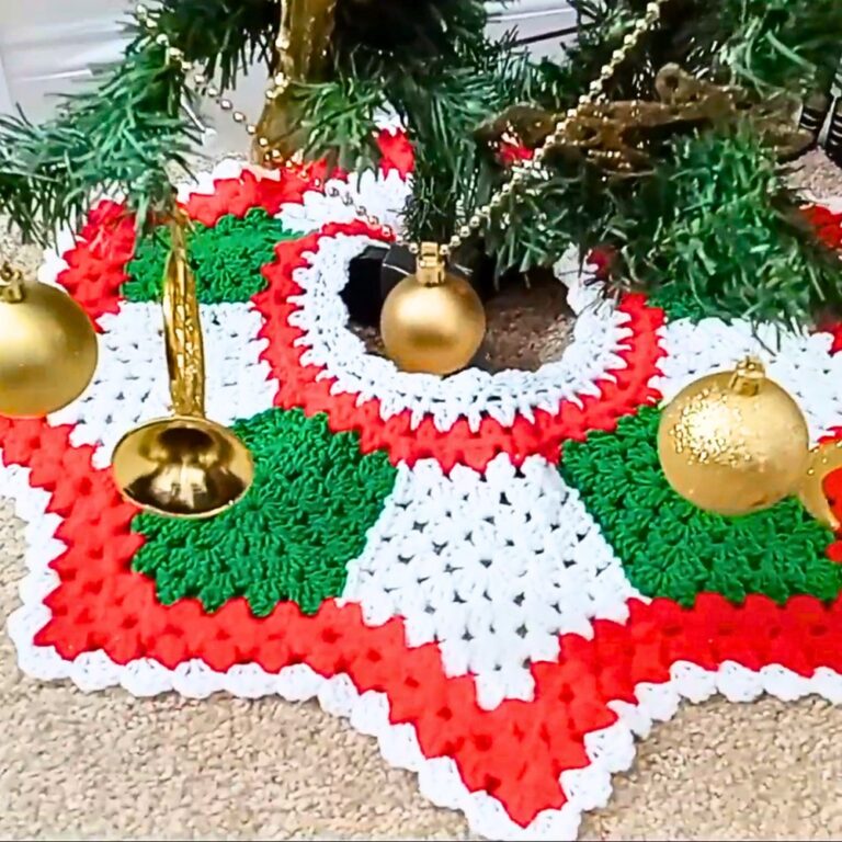 How to Crochet Christmas Tree Skirt with Versatile Designs