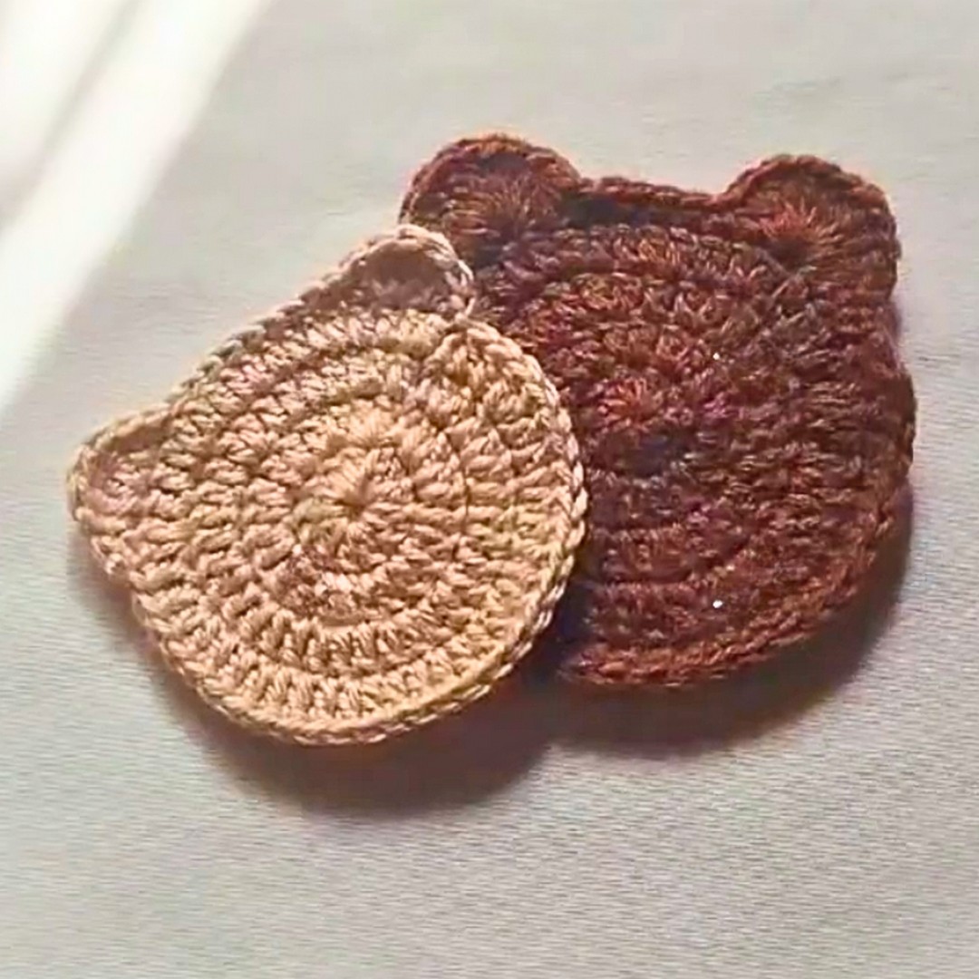 Learn to Crochet a Durable and Adorable Cute Bear Coaster for Decor and Everyday Use
