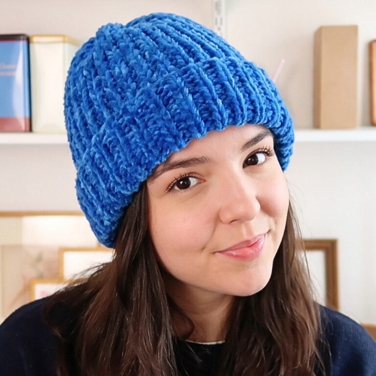 Mohair-Style Crochet Beanie Pattern: Free Step-by-Step Tutorial