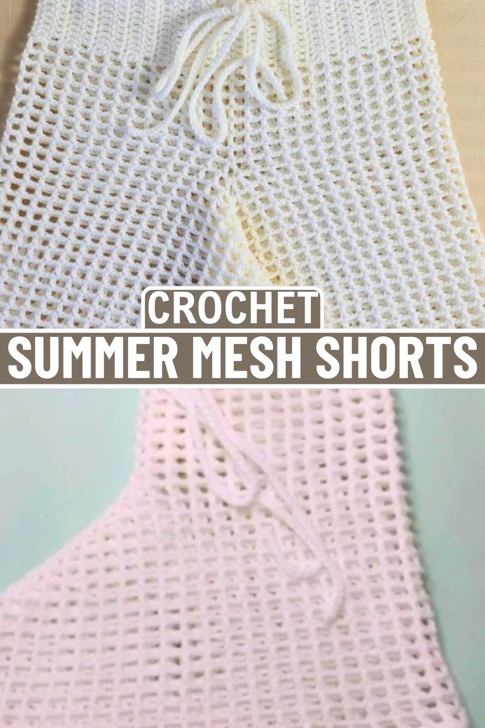 Crochet Mesh Shorts Pattern – Easy Summer Mesh Shorts Tutorial - Yarn Items