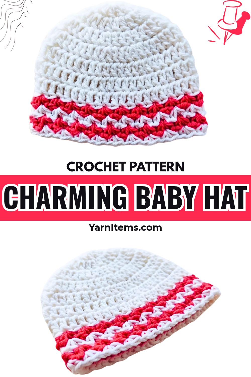 Charming Crochet Baby Hat – Perfect for Newborns