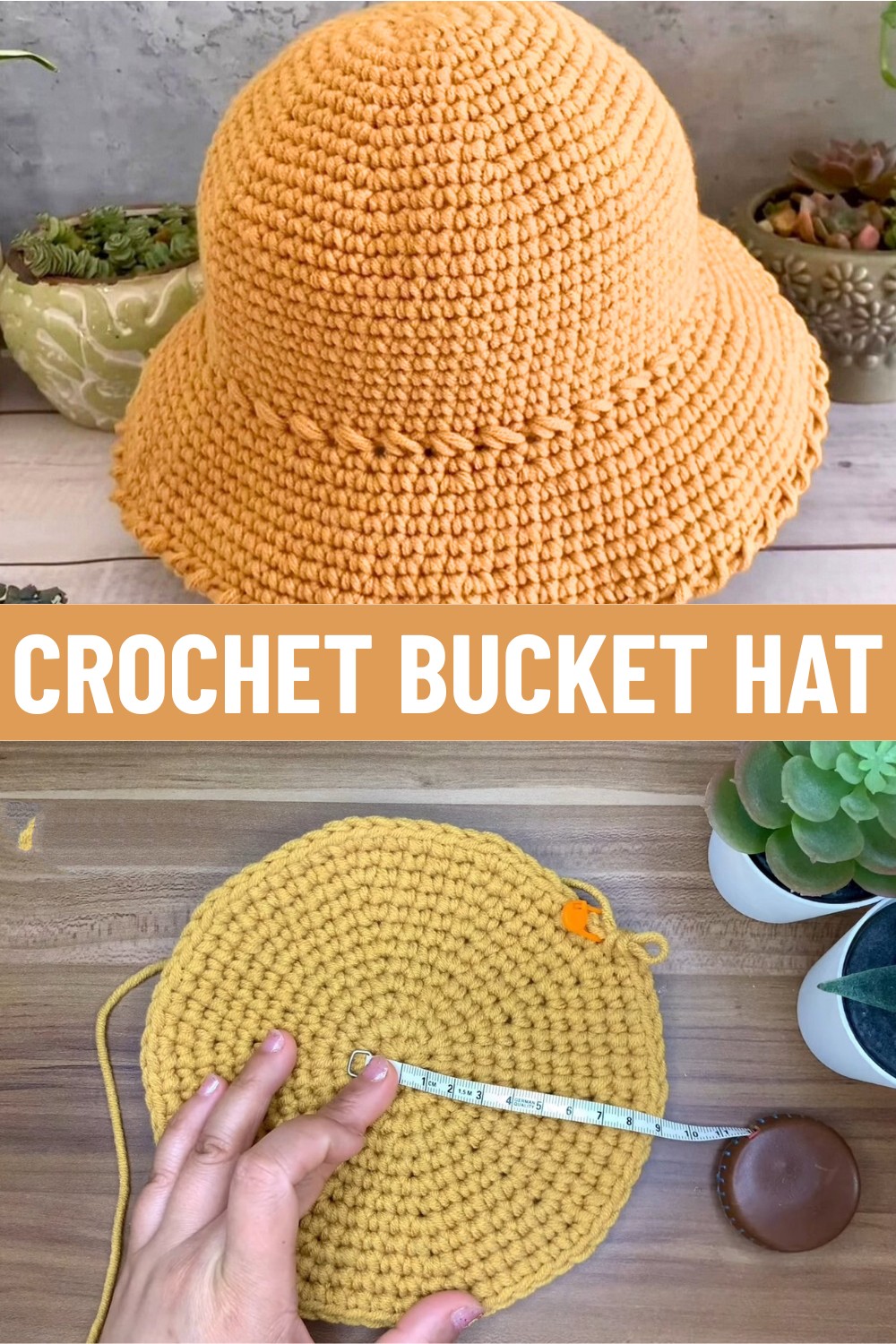 Crochet Bucket Hat with Braided Band – Stylish and Timeless