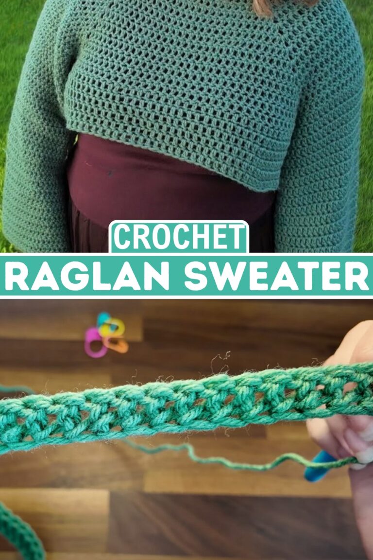 Learn How to Crochet a Beginner-Friendly Raglan Sweater - Yarn Items