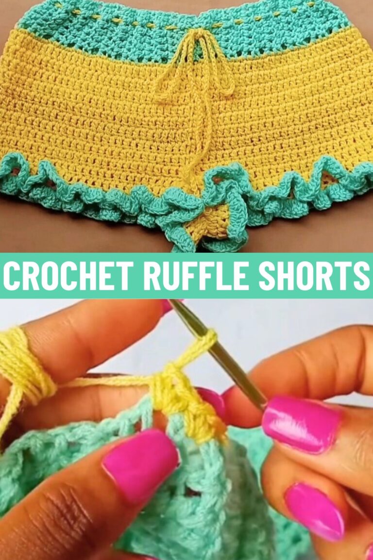 Crochet Ruffle Tutorial Simple & Stylish Crochet Ruffle Shorts Tutorial For Summer - Yarn Items