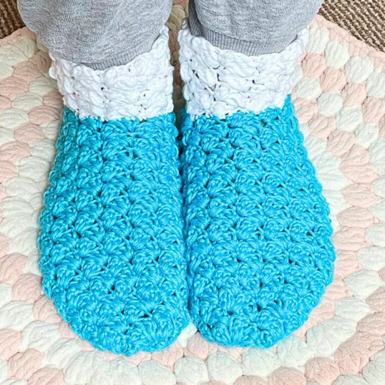 Easy Crochet Winter Slippers – Warm and Stylish