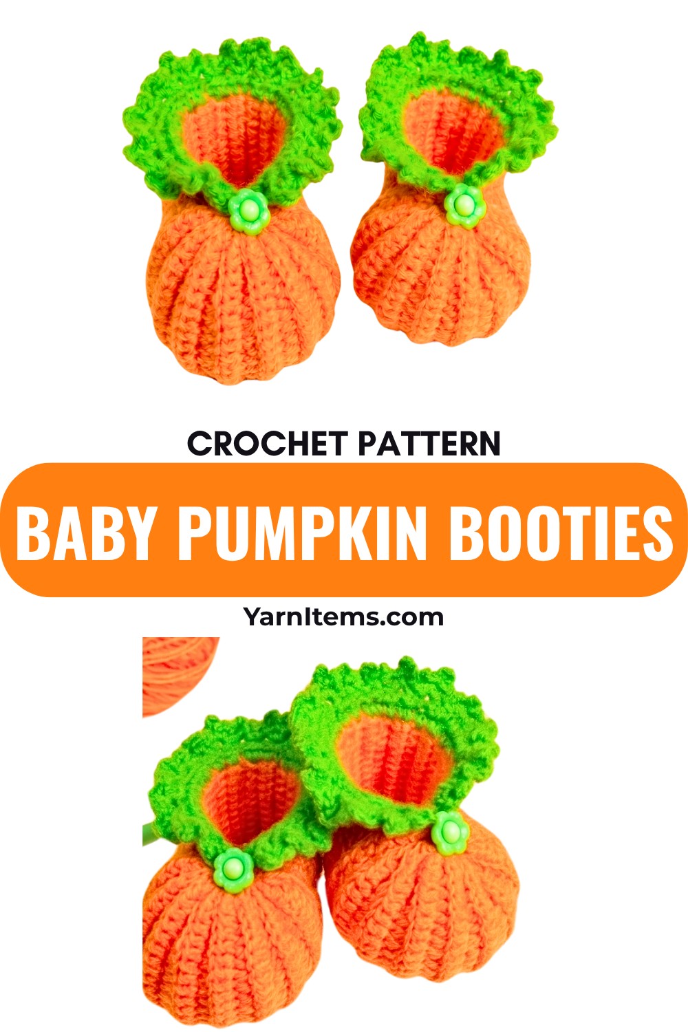 How to Crochet Adorable Baby Pumpkin Booties for Fall