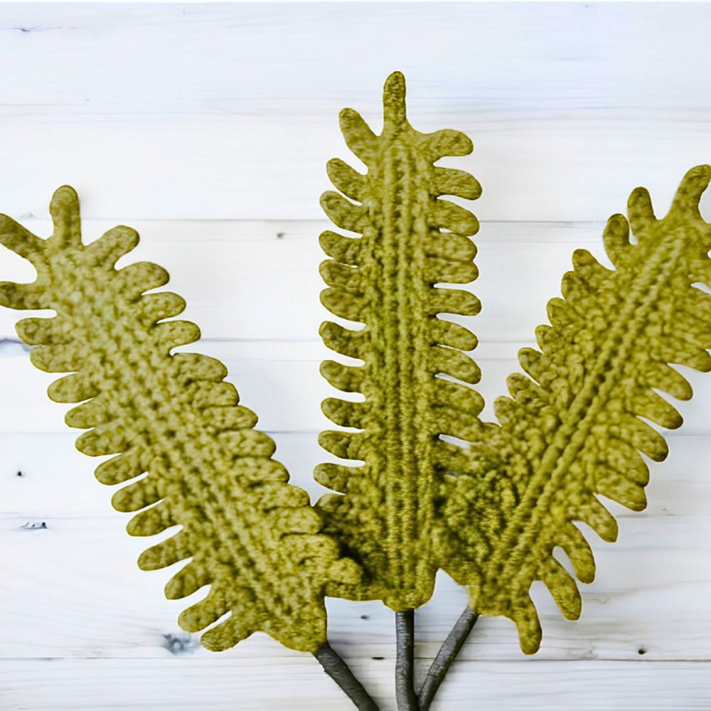 Beginner-Friendly Pattern For Crochet Leaf Design