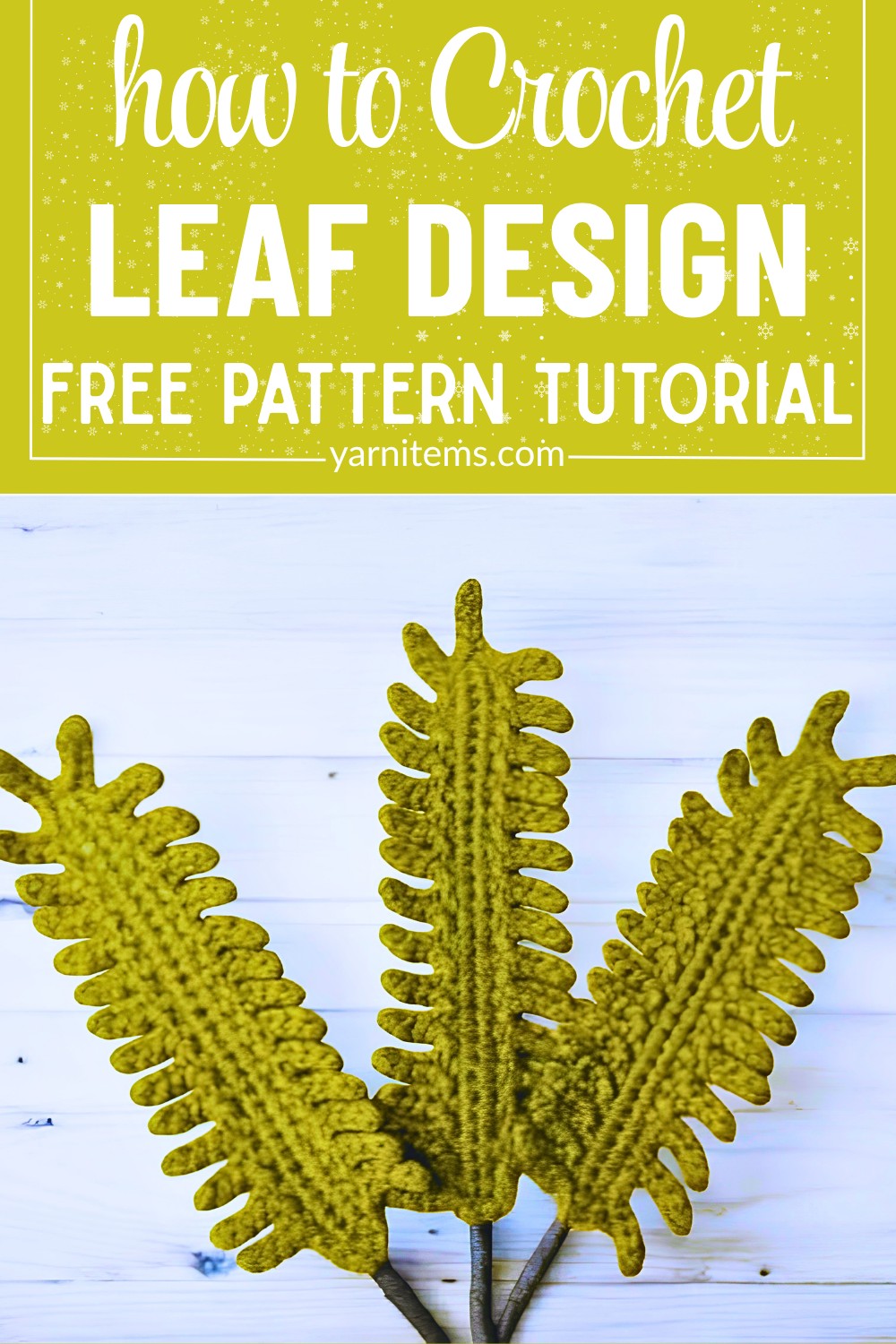 Beginner-Friendly Pattern For Crochet Leaf Design