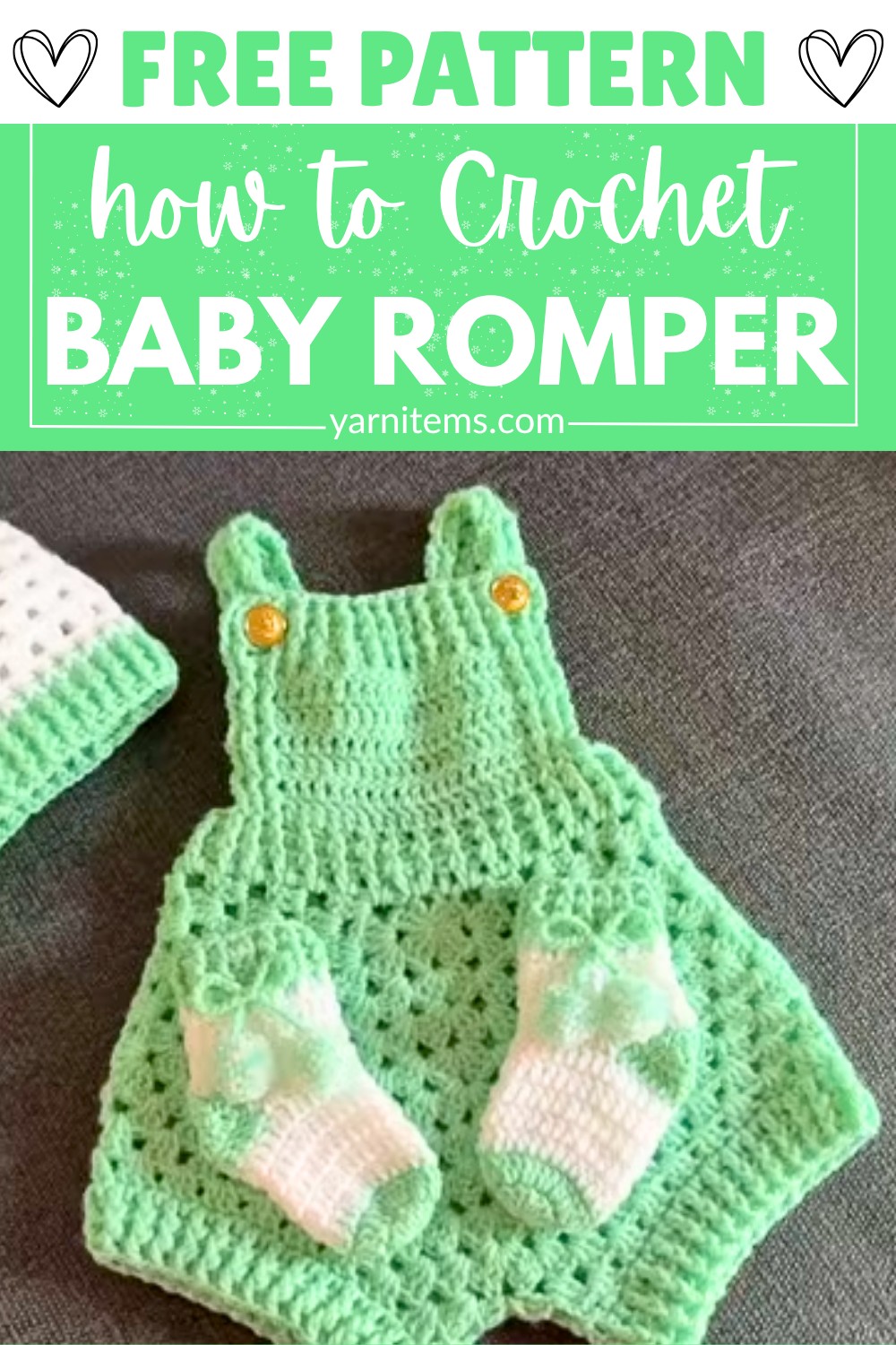 Crochet Baby Romper Tutorial With Step-by-Step Guide