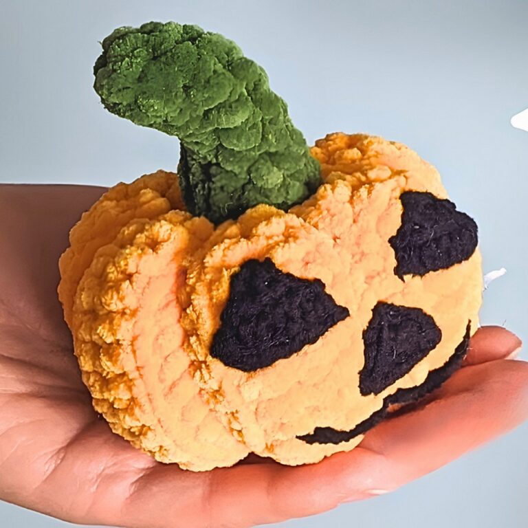 Easy Crochet Fall Pumpkin Tutorial For Halloween Decor