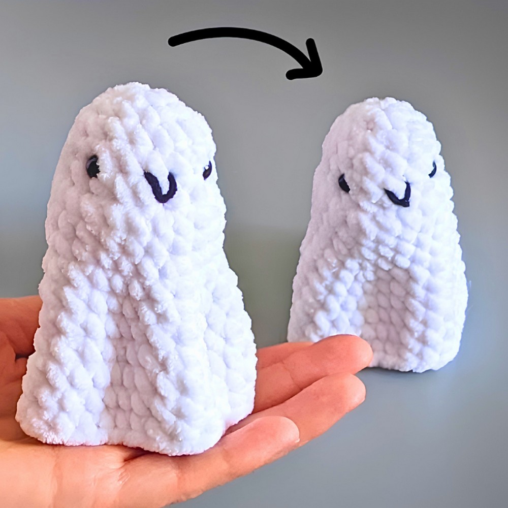 Simple No-Sew Crochet Ghost Pattern – Perfect for All Skill Levels
