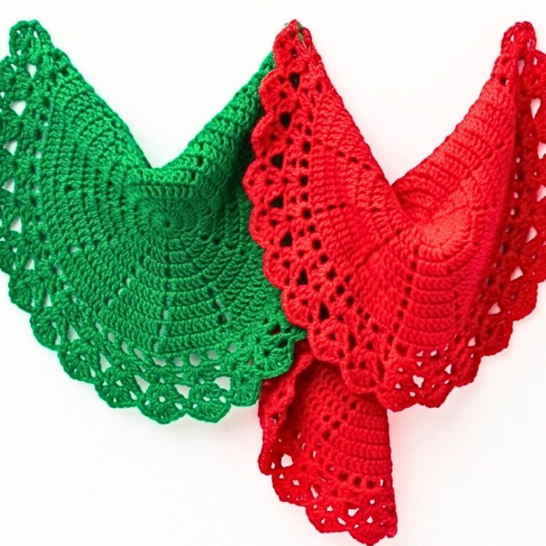 Crochet Christmas Place Mats For Beginner-Friendly Pattern