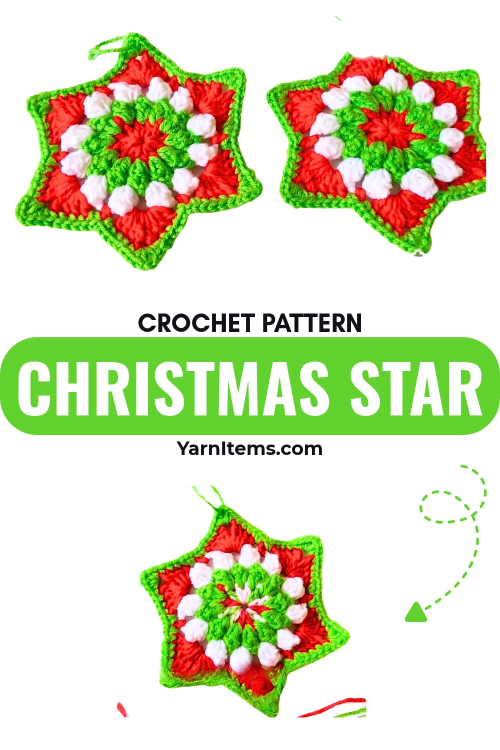 Crochet Christmas Star For Easy Holiday Decor