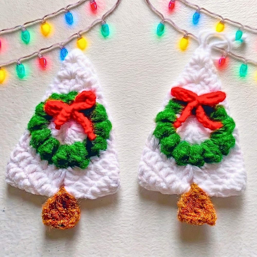 Crochet Christmas Tree Ornament For Quick & Festive Decor