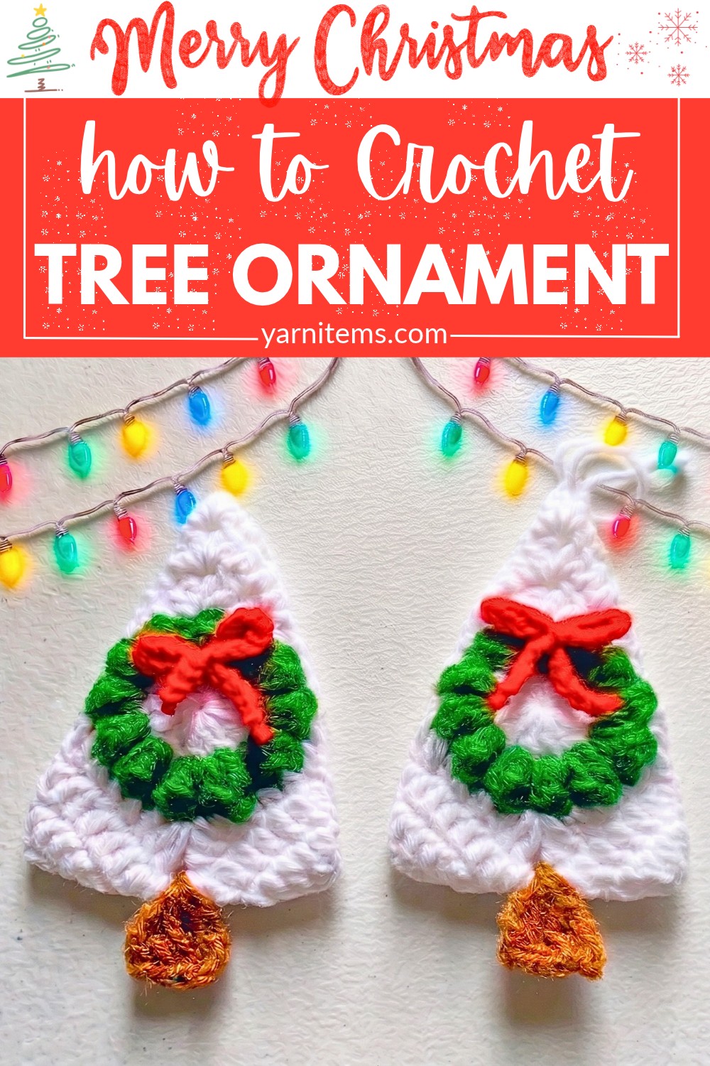 Crochet Christmas Tree Ornament For Quick & Festive Decor