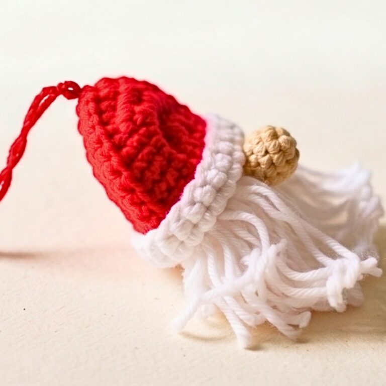 Easy Crochet Christmas Gnome Pattern For Holiday Decor