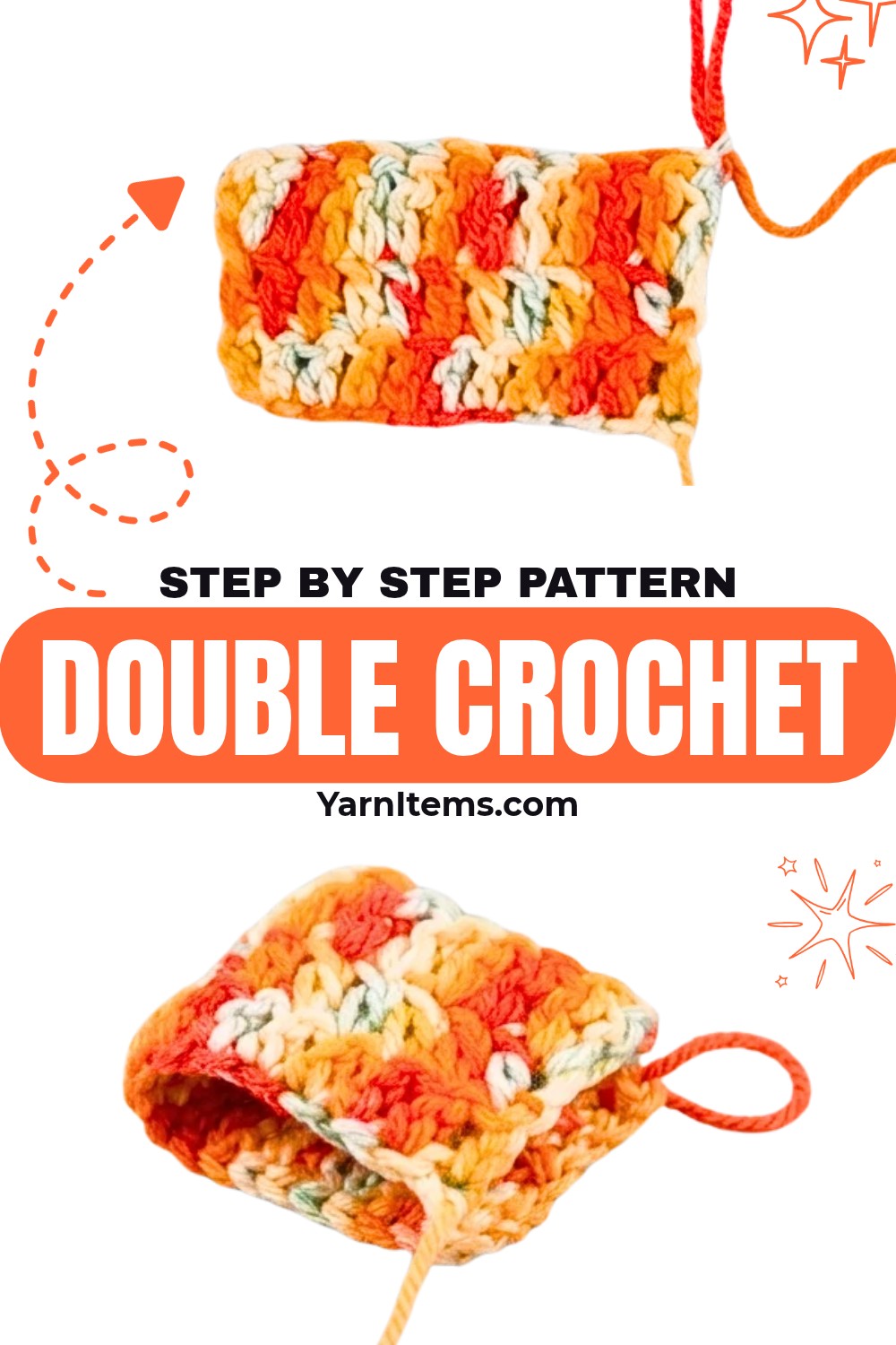 How to Double Crochet (US Terms) Step by Step