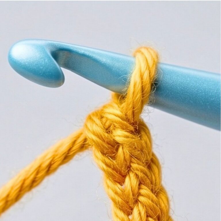 How to Hold Crochet Yarn and Hook for Beginners