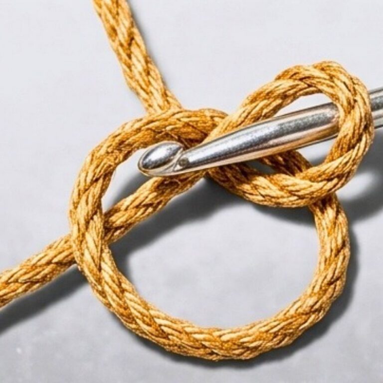 How to Make a Crochet Slip Knot and Foundation Chain for Beginners