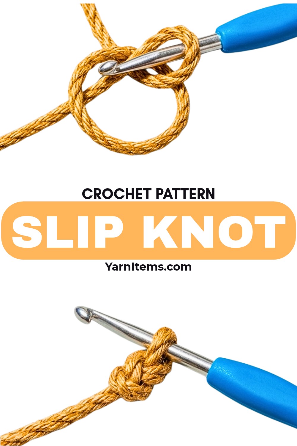 How to Make a Crochet Slip Knot and Foundation Chain for Beginners