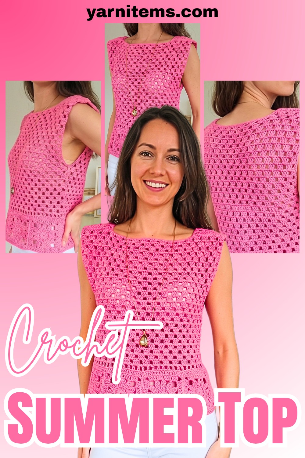 Simple & Stylish Crochet Summer Top Design for Warm Days