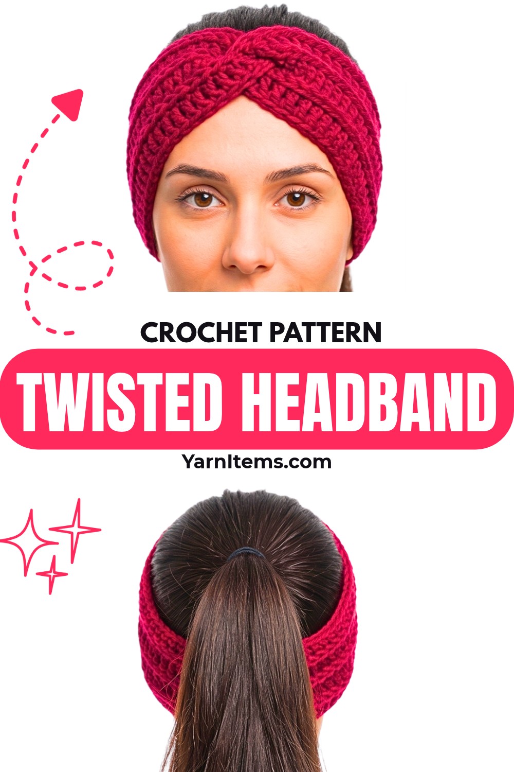 Twisted Crochet Headband Pattern – Ribbed HDC Design