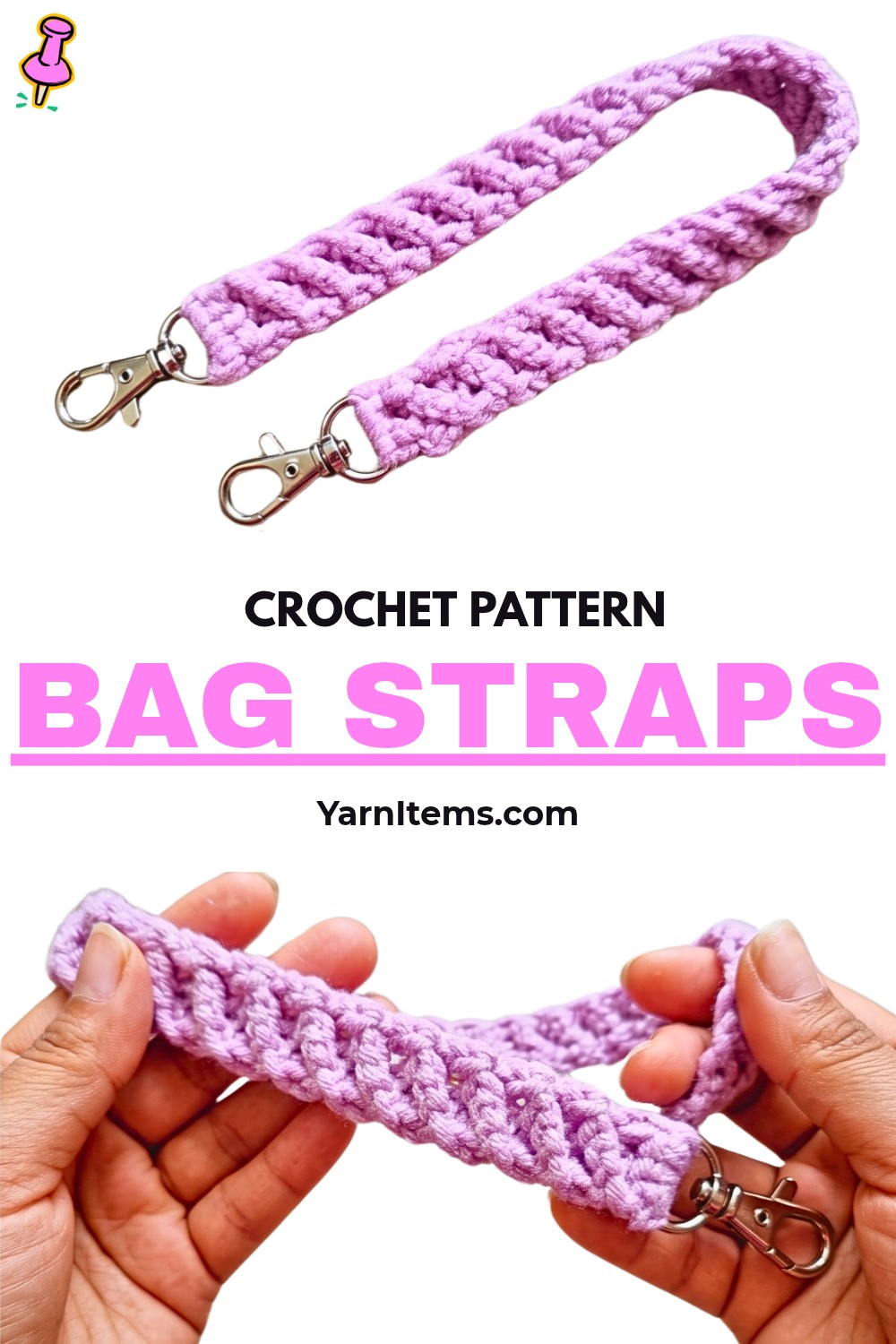 Crochet Bag Straps Pattern Free