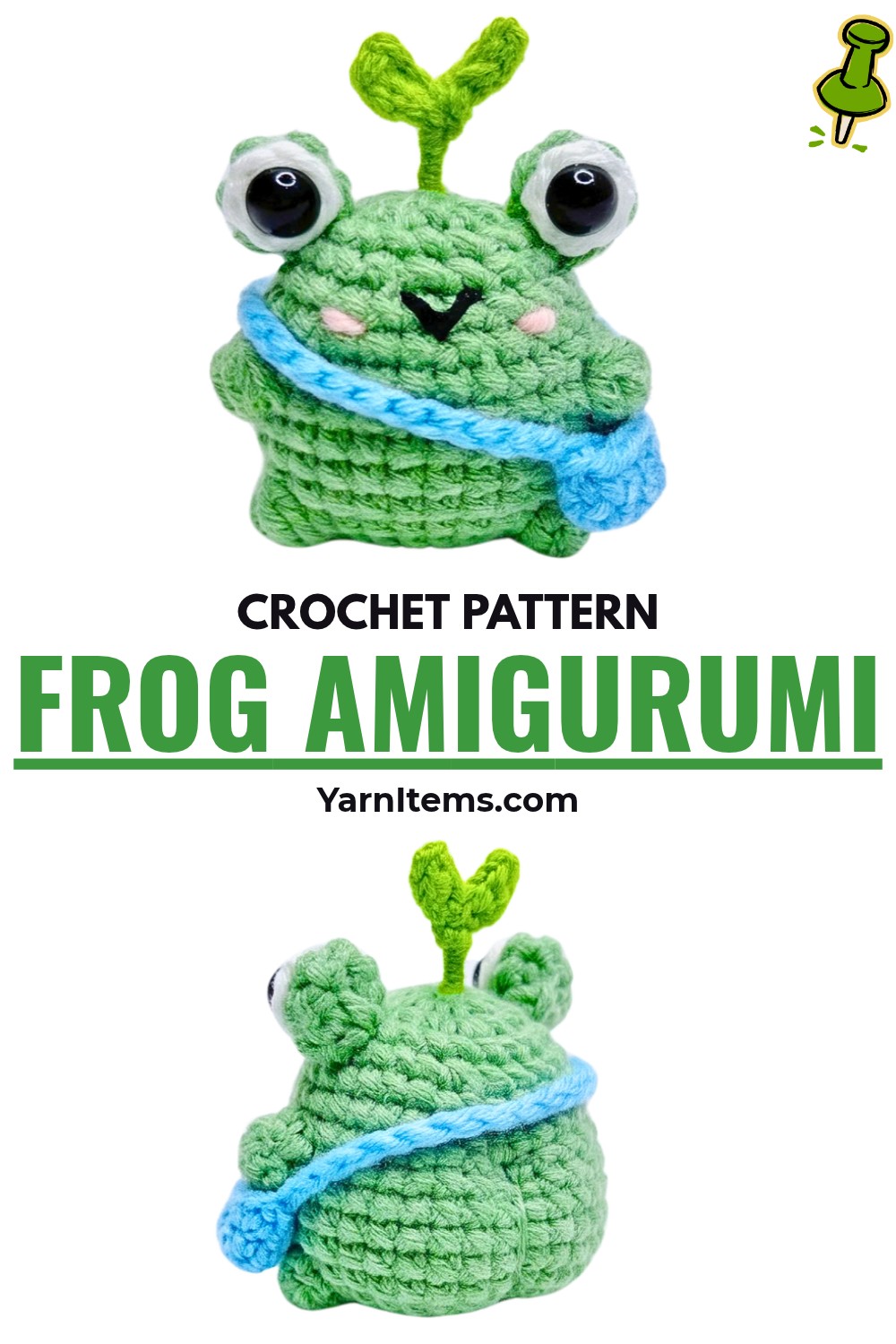Crochet Frog Amigurumi Pattern & Tutorial