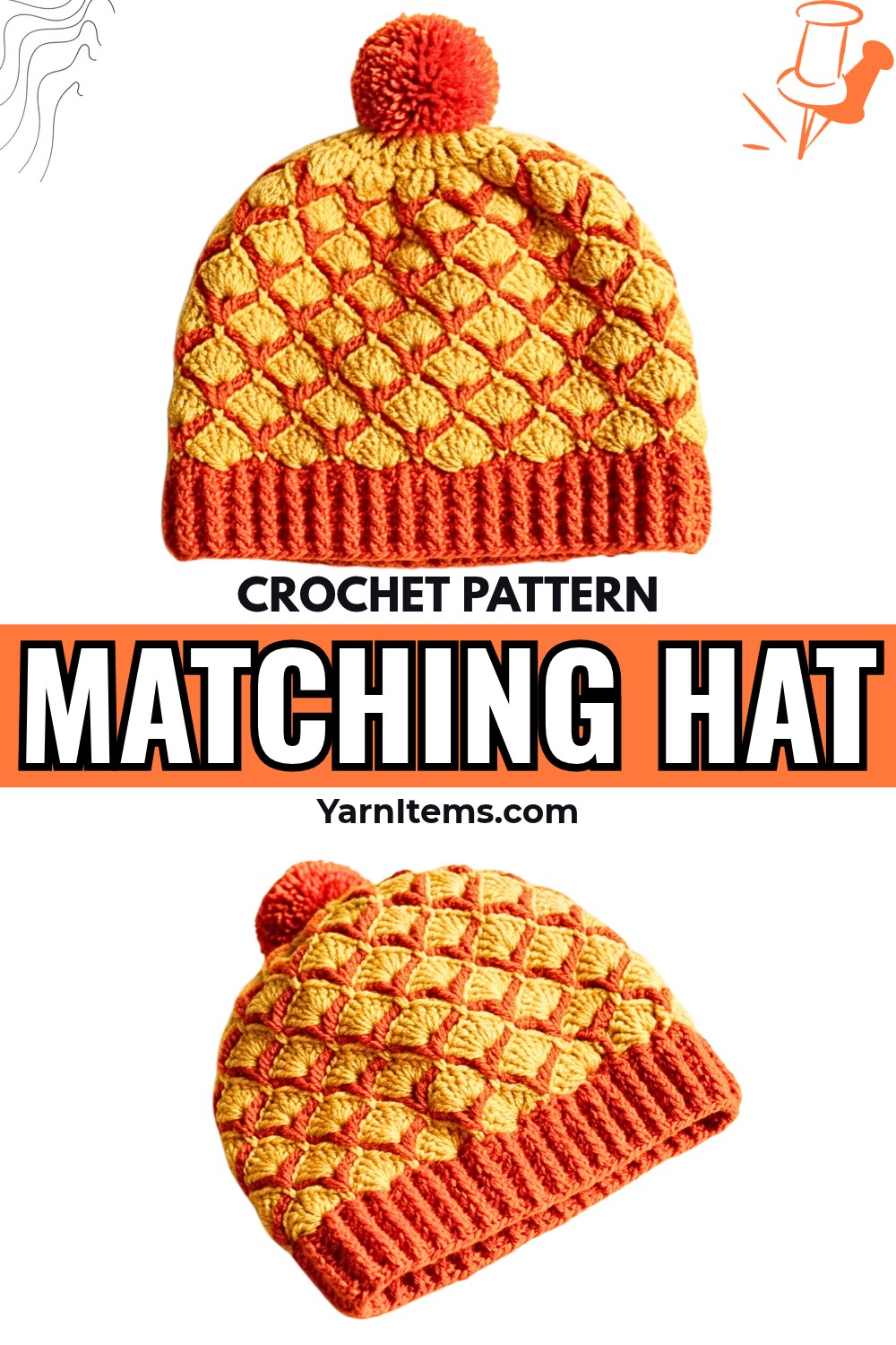 Crochet Matching Hat Tutorial – Easy Guide for All Ages