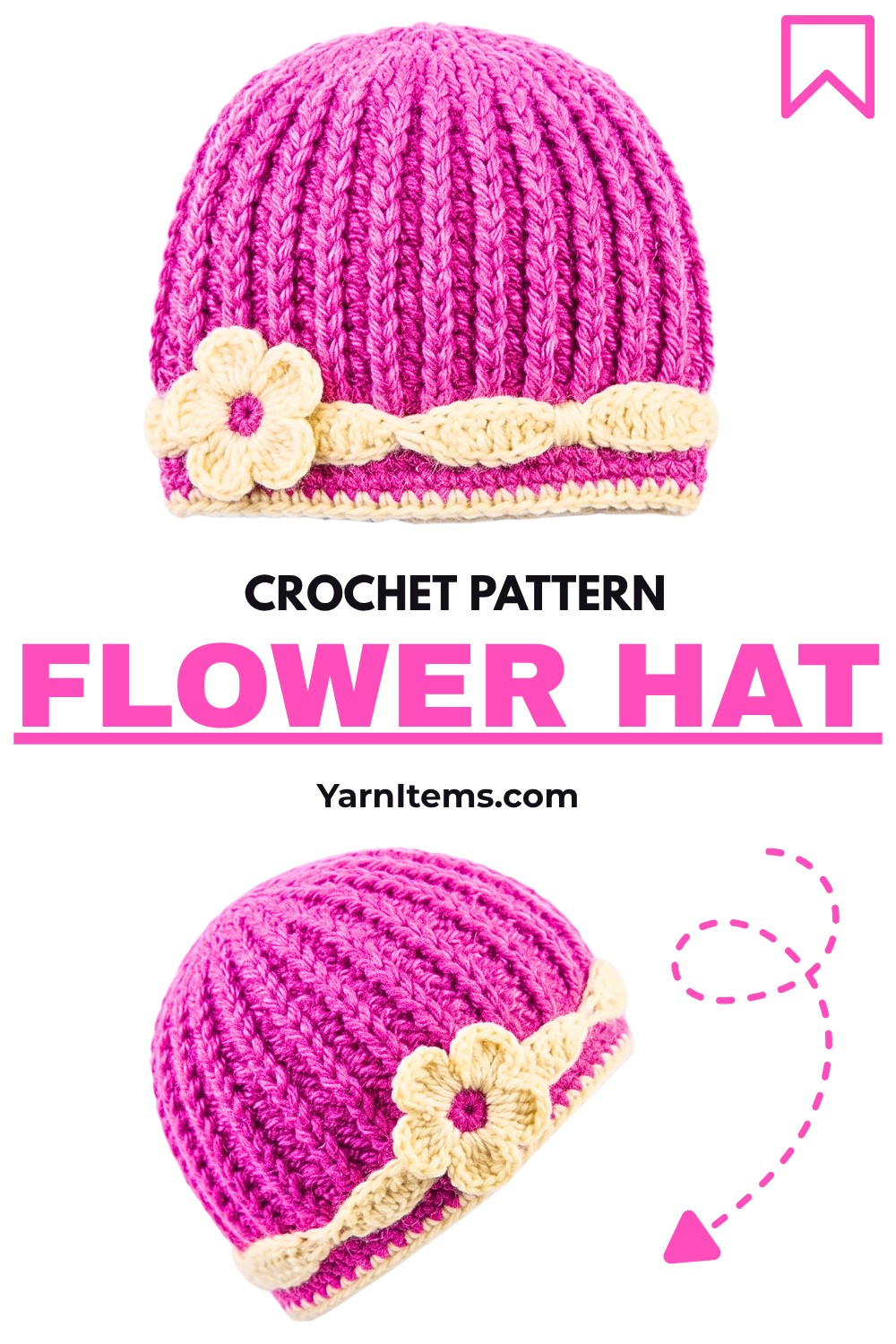 Crochet a Functional Flower Hat That Combines Style and Comfort