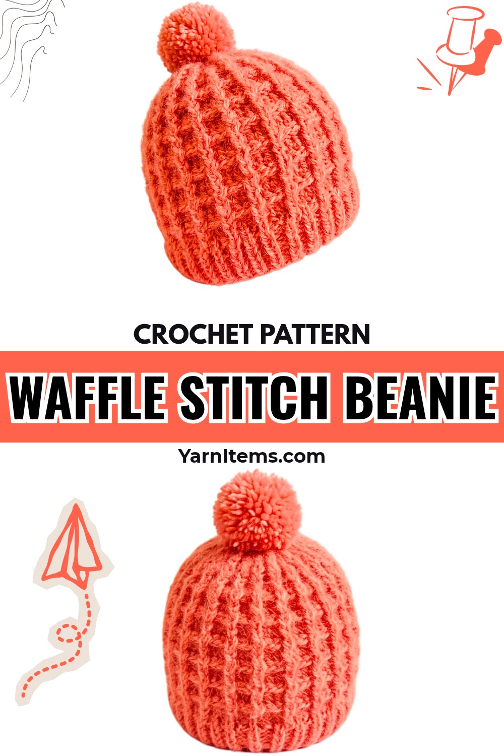 Easy & Stylish Crochet Waffle Stitch Beanie Tutorial