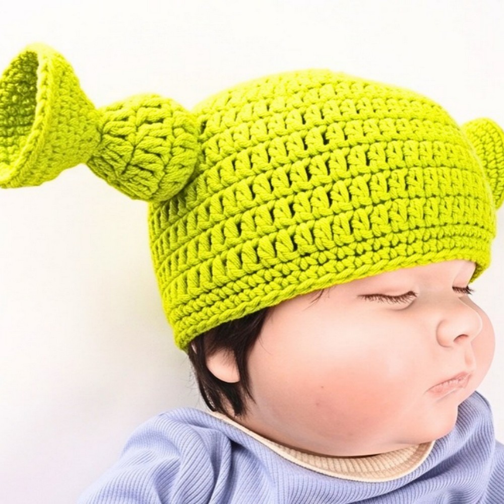 How to Crochet a Shrek Baby Hat with Ears: Cute and Easy Tutorial