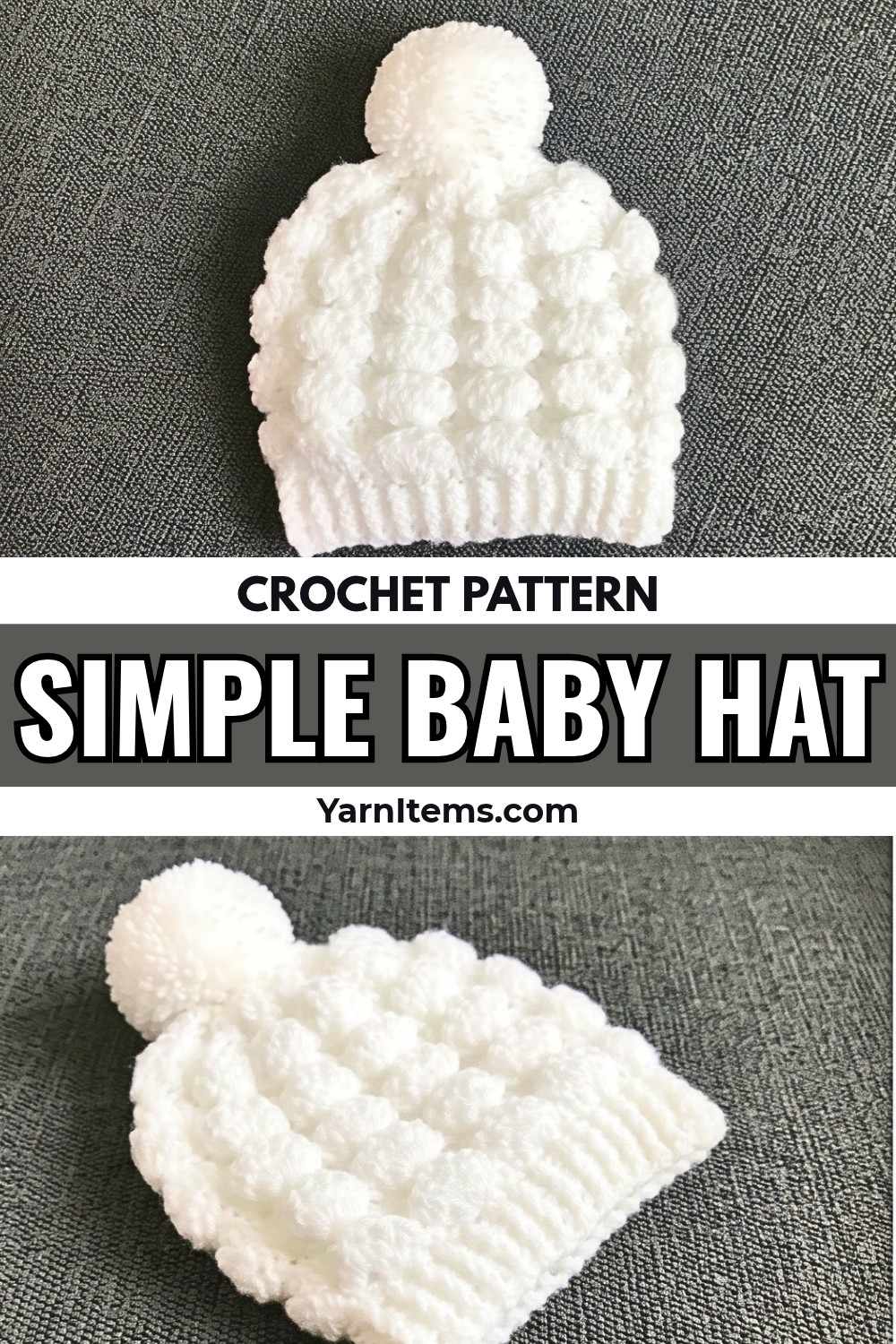Learn How to Crochet a Soft and Simple Baby Hat Pattern