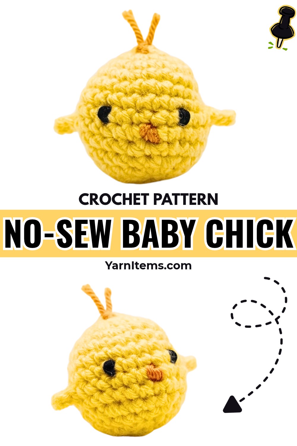 No-Sew Crochet Baby Chick Tutorial for Beginners
