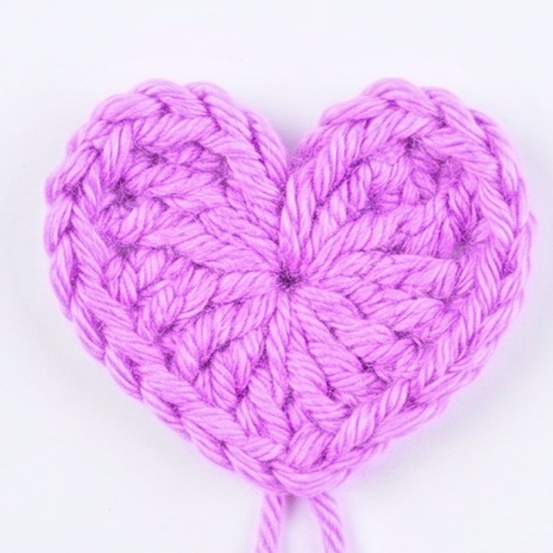 Step-by-Step Guide to Crochet a Heart