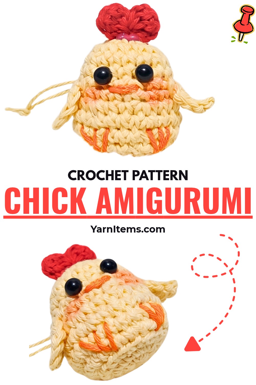 Tiny Chick Amigurumi Crochet Pattern Free